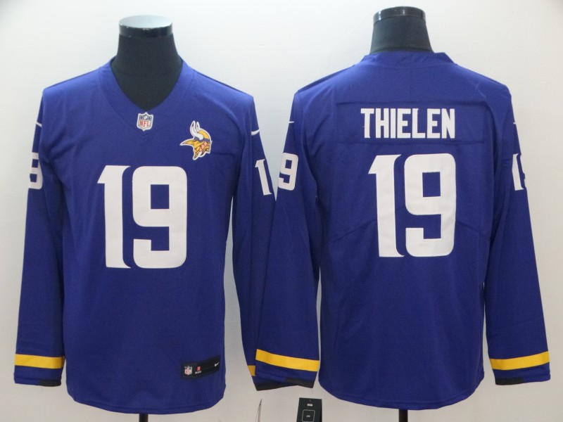 Men's Minnesota Vikings Adam Thielen #19 Purple Jersey